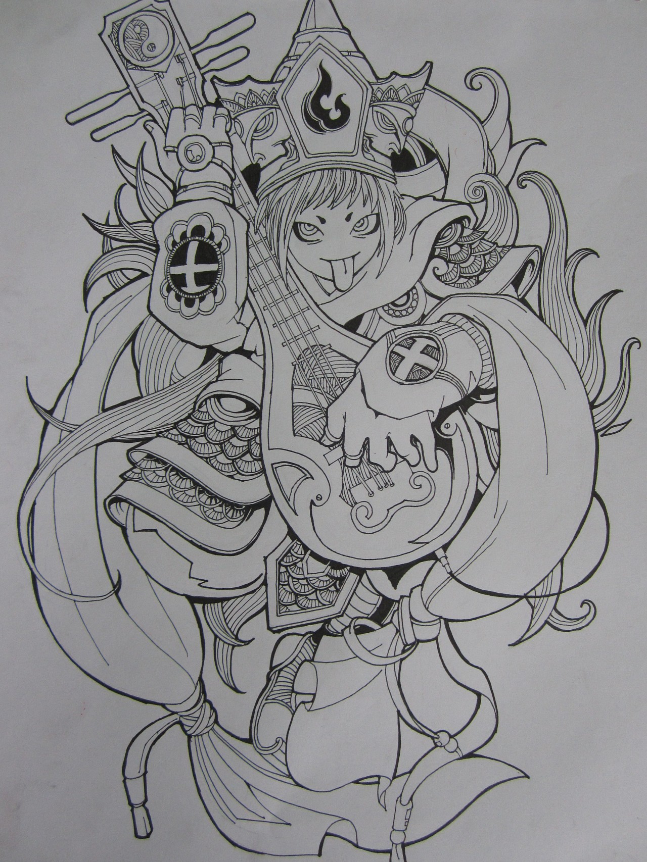 四天王|插画|涂鸦\/潮流|虎思斡儿朵 - 原创作品 -