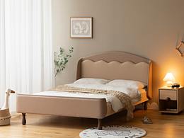 姜饼床 | 包裹感满满的儿童软包床