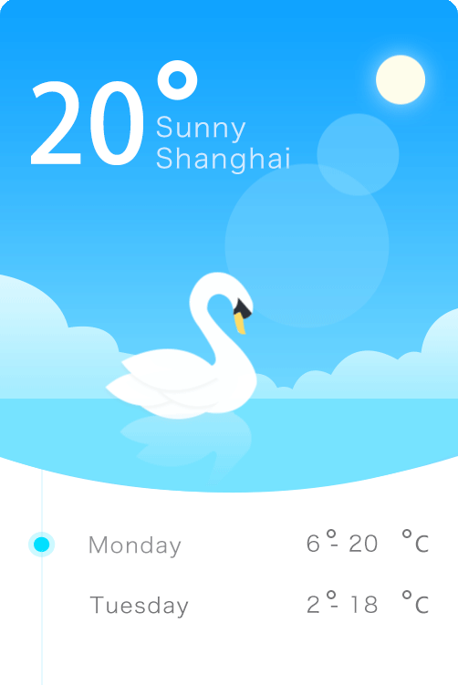 天气插件小动画（图ZNzQ3MjQ0MjA=） - APP界面 - 站酷设计师慕容雨枫原创素材 - 站酷ZCOOL