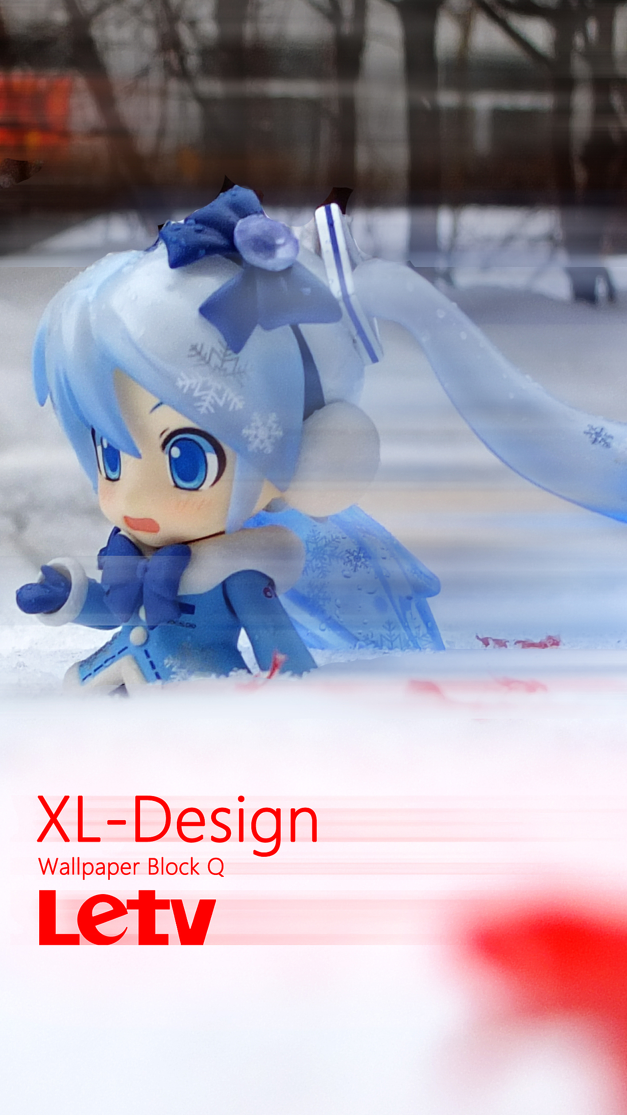 雪初音卡通壁纸组图