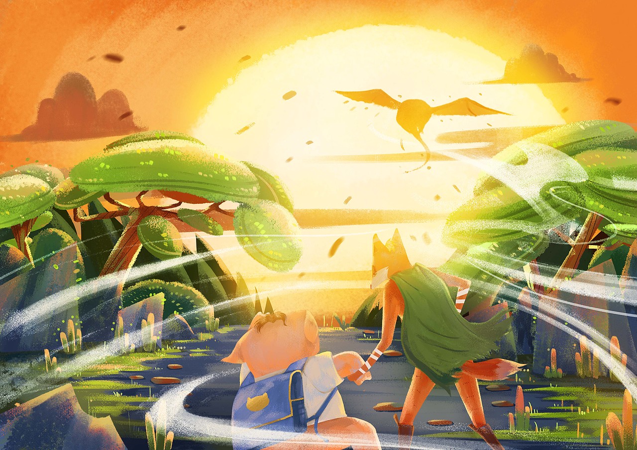 原创绘本《CAT&PIG》--半年集合