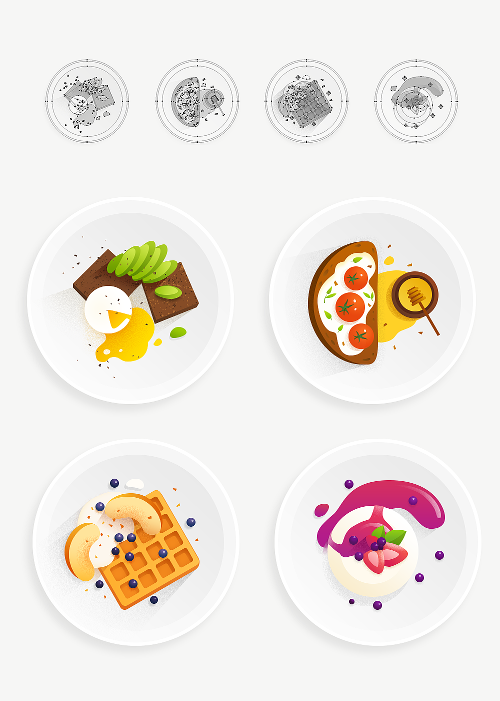 食谱（图ZNTUzMjk5NDg=） - APP界面 - 站酷设计师七七7宝原创素材 - 站酷ZCOOL