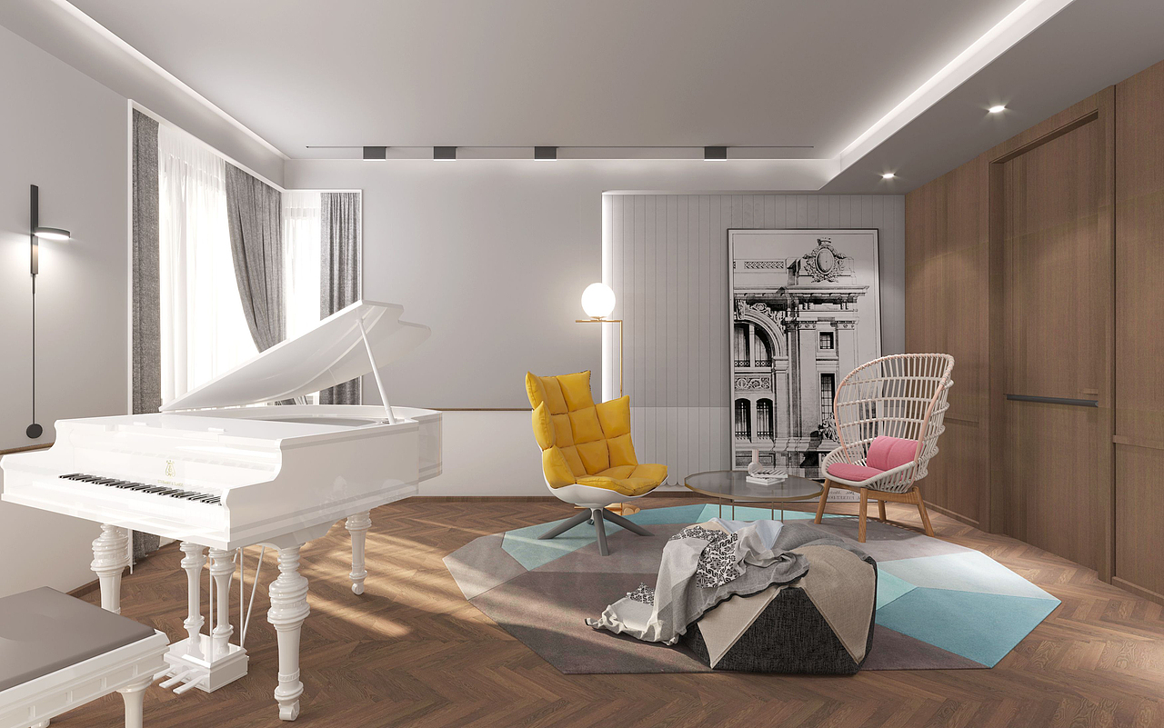 美迪大宅设计院丨浏阳别墅-自建-现代风（图ZMjgwNzA1Nzgw） - 家装设计 - 站酷设计师美迪大宅设计院原创素材 - 站酷ZCOOL