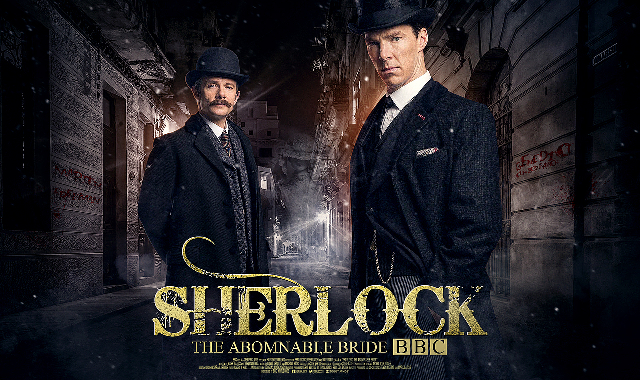 #每周更新# #电影海报# #神探夏洛克# #悬疑# #原创设计#（图ZNjE3MDE0Njg=） - 海报 - 站酷设计师良木工房原创素材 - 站酷ZCOOL