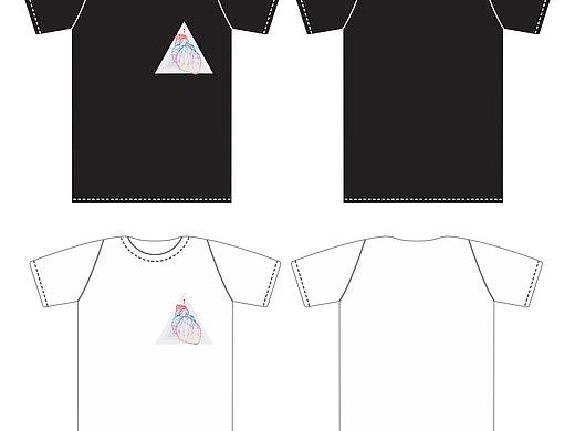 健康主题  心脏t恤制作