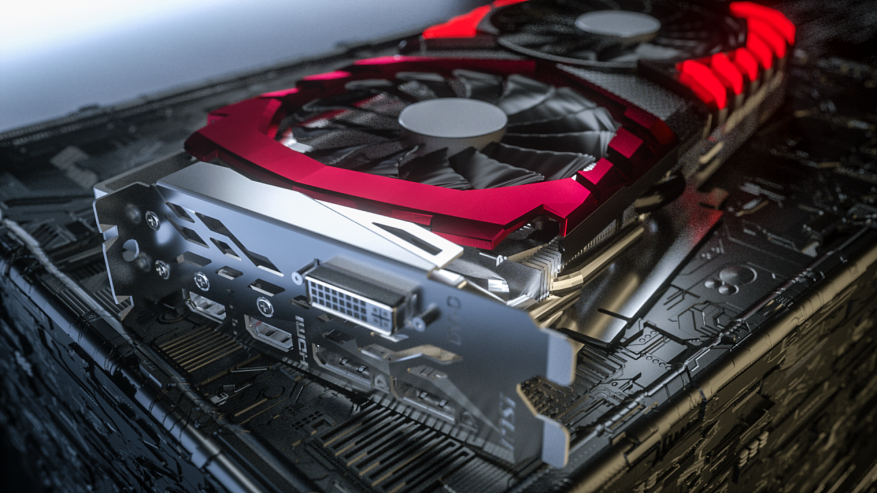 c4d octane渲染器,ps后期 gtx1070的显卡