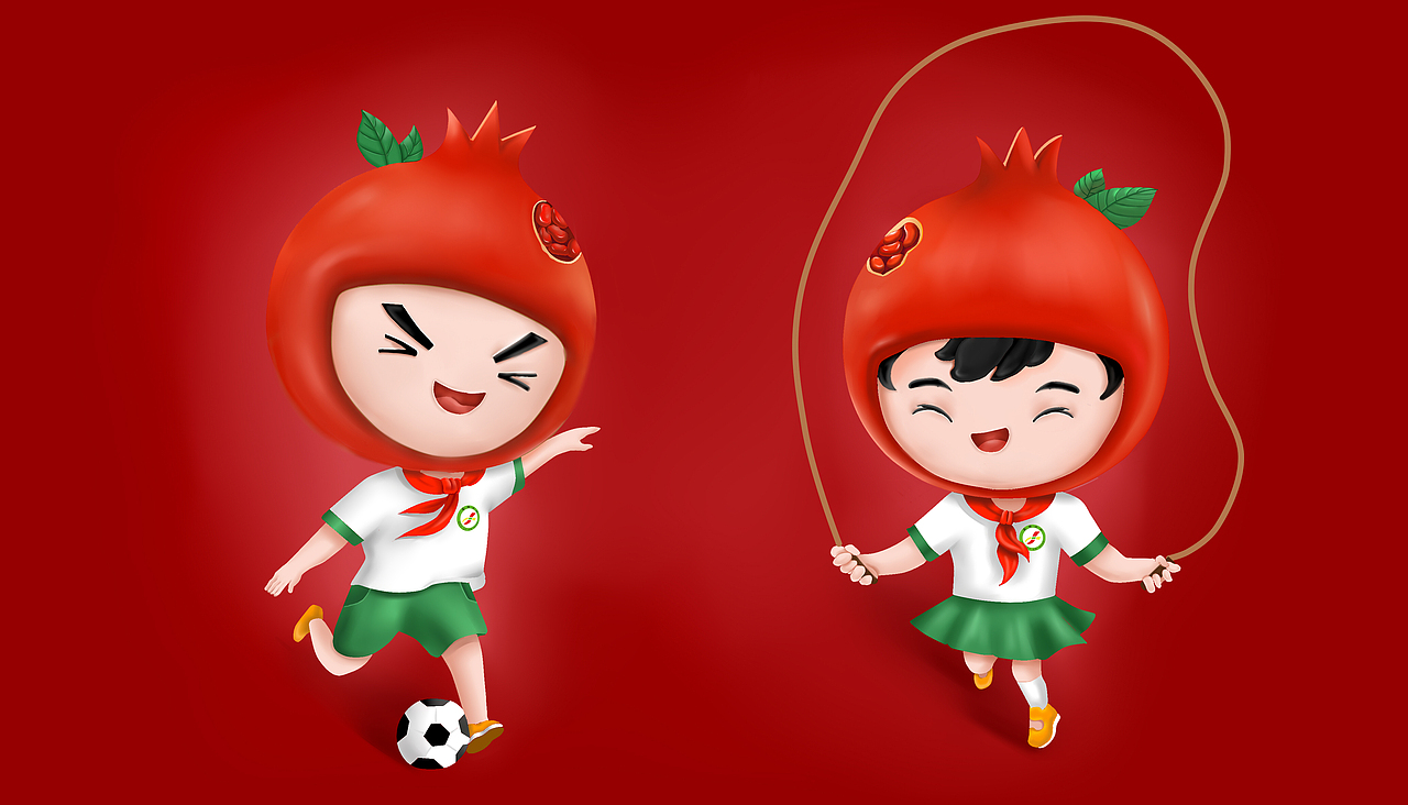 会理二小吉祥物形象