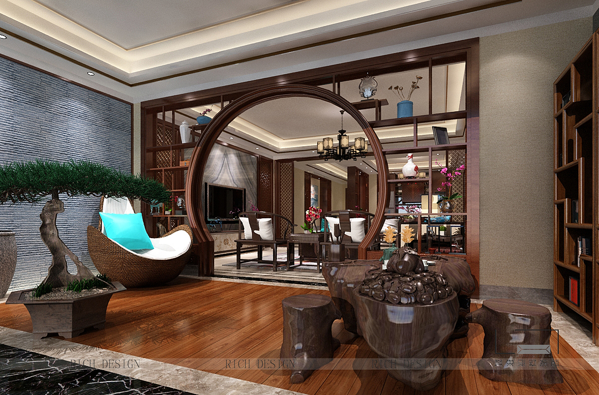 深业上城中式风格