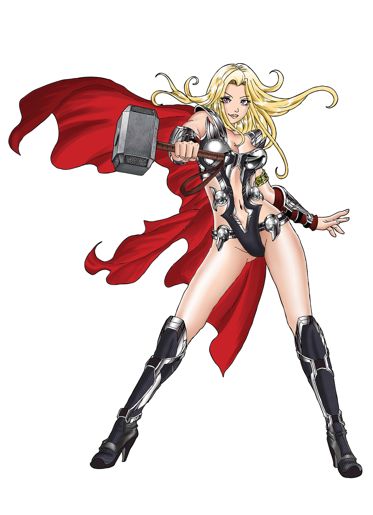 复仇者联盟之女雷神|插画|艺术插画|真漫画人生_原创作品-站酷zcool