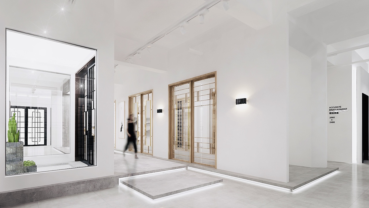 柒年设计|展示设计【塞纳德滑动门】（图ZMTQxOTAyNzky） - 展陈设计 - 站酷设计师柒米文化原创素材 - 站酷ZCOOL