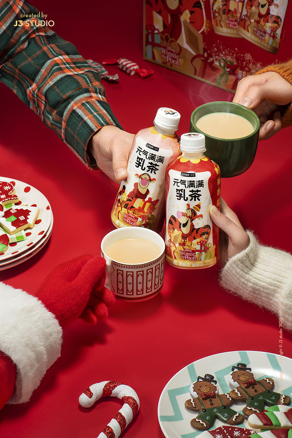 元气森林 I 迪士尼联名乳茶圣诞&新年拍摄