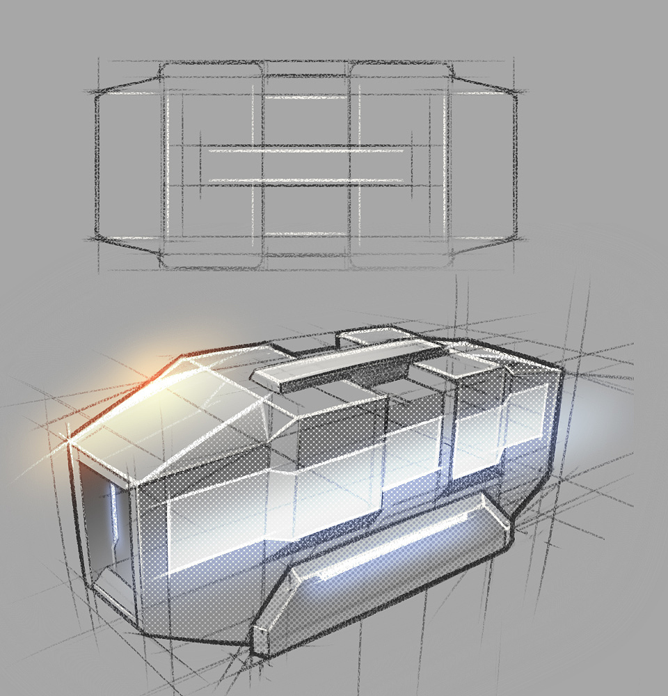 一些概念设计草图
