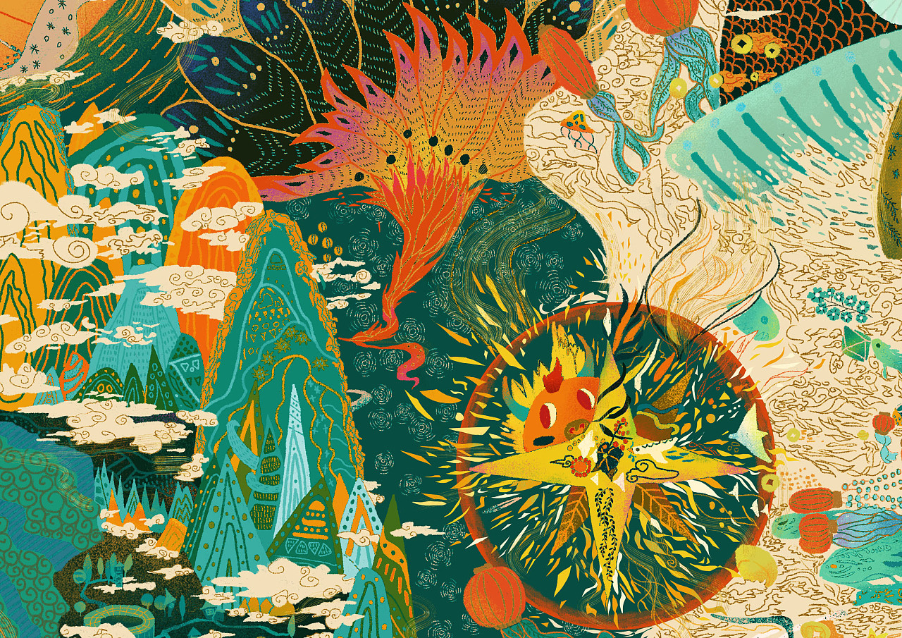 牛年大吉之神牛下凡