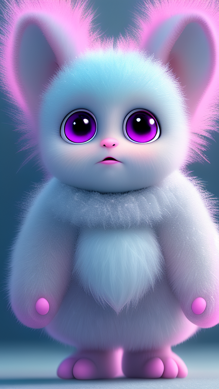 sweet city甜城内江自由个性的精灵插画壁纸屏保装饰画