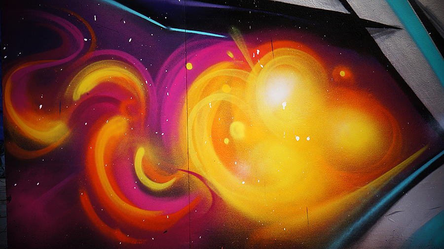 MTS 2013 跨年音乐节涂鸦 STREET WARS（图ZODU1NTcyNA==） - 艺术插画 - 站酷设计师MTS_GRAPHIC原创素材 - 站酷ZCOOL