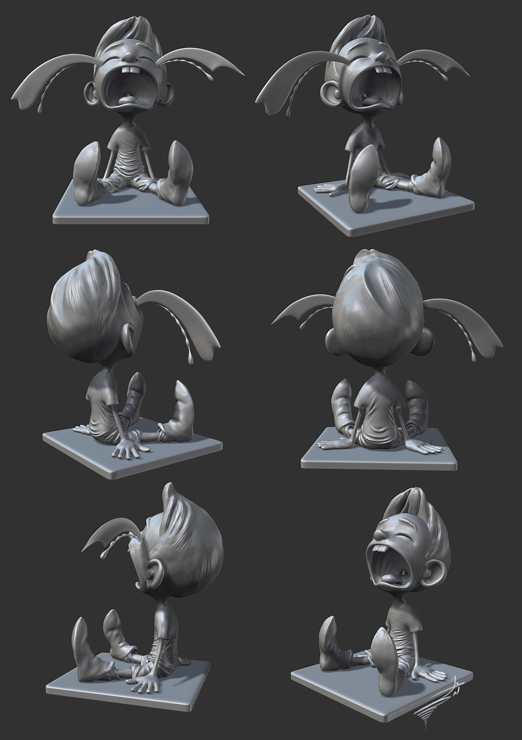 丝路文化三维卡通角色1 (3d 打印模型)