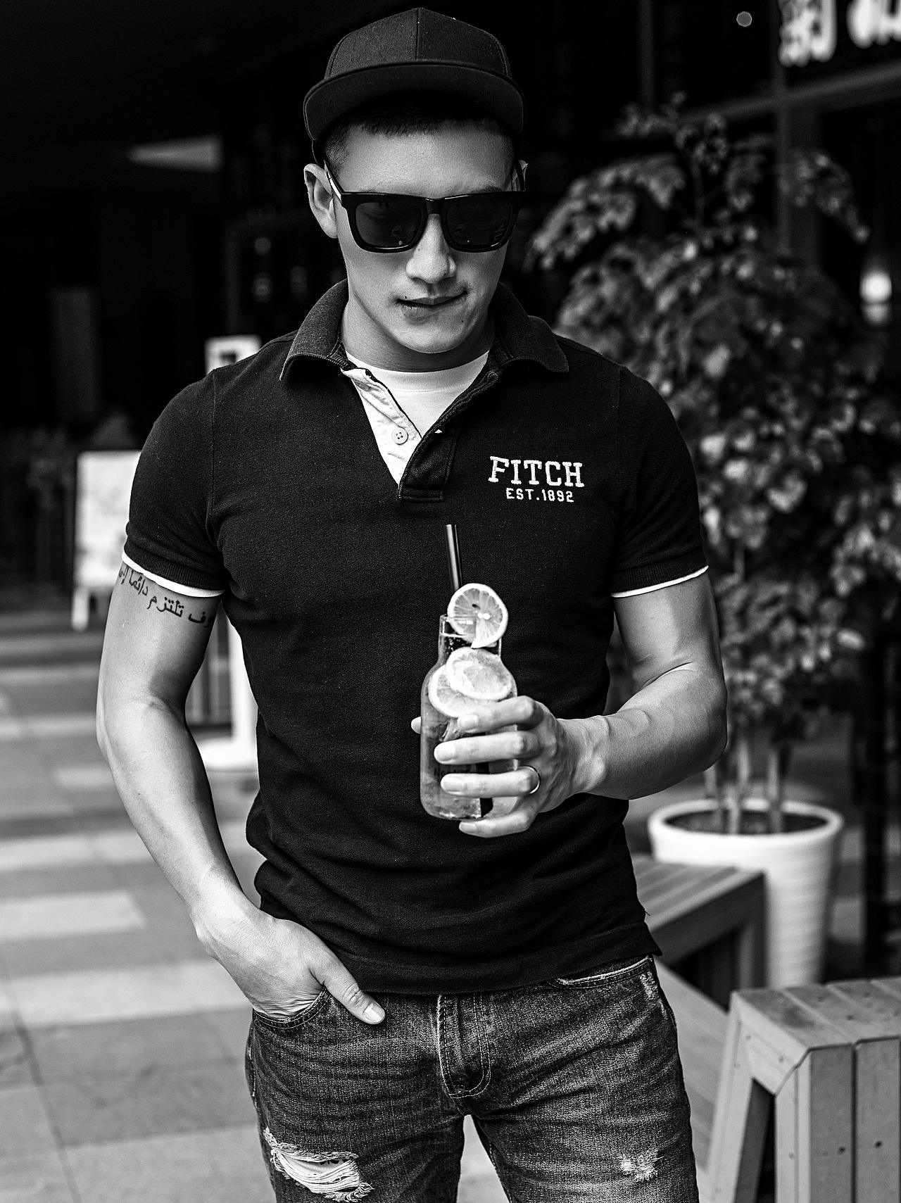 橙子部落产品代言拍摄