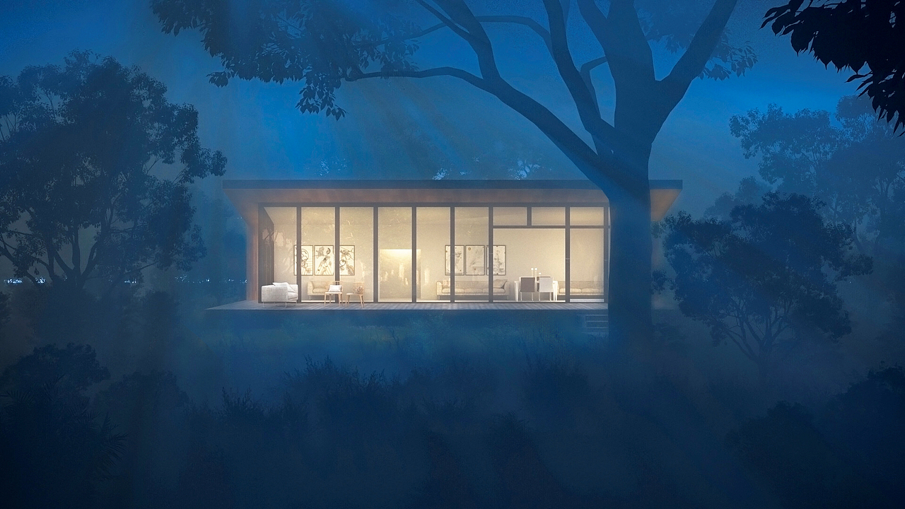 Cabin建筑表现（图ZMTg1MjcxOTg4） - 建筑设计 - 站酷设计师罗大炮原创素材 - 站酷ZCOOL