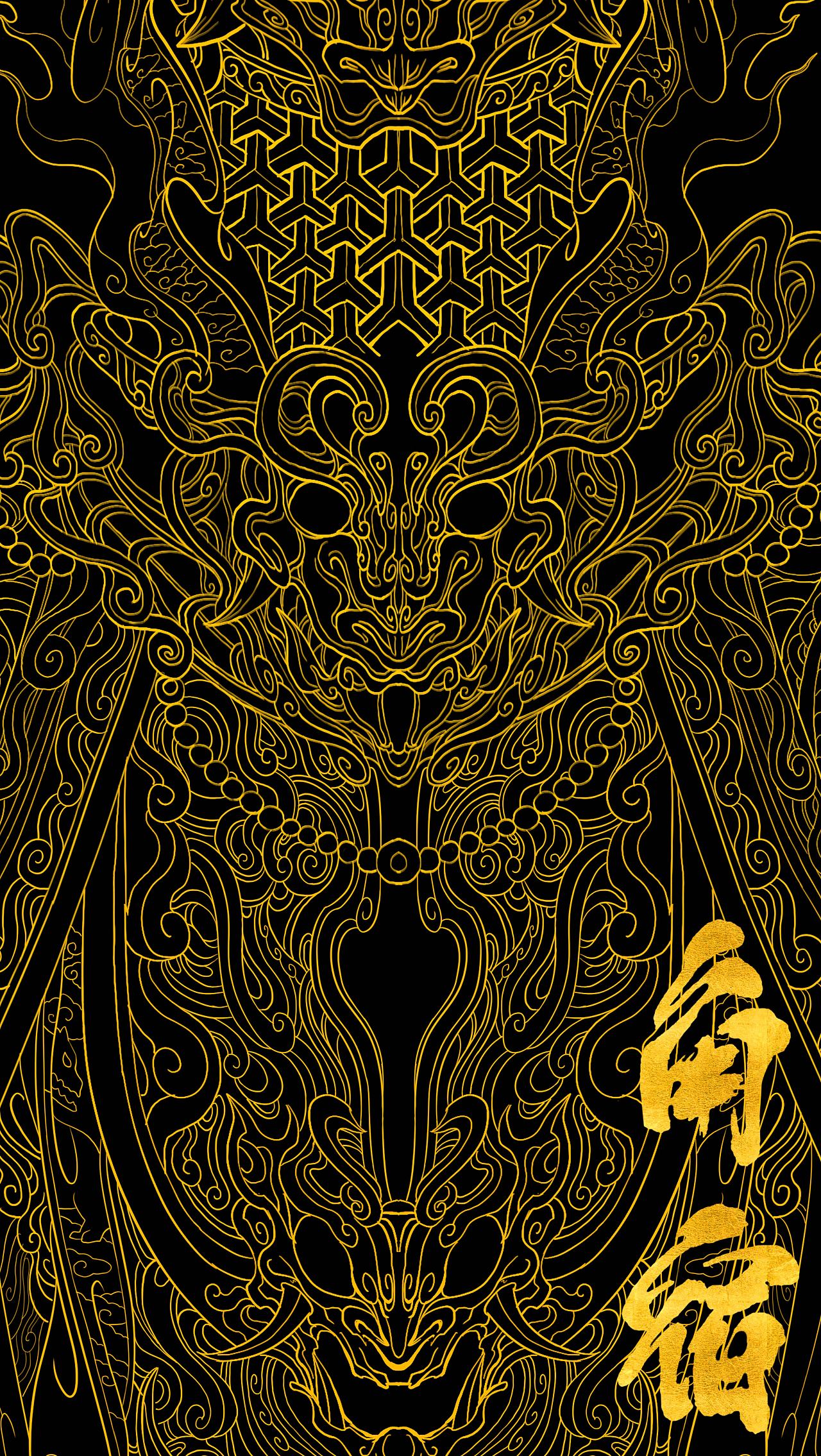 "悲喜自渡,他人难悟" 二十八星宿系列,第八幅.尾火虎