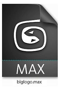 logo部分,用了3dmax建模,将平面生成了球体