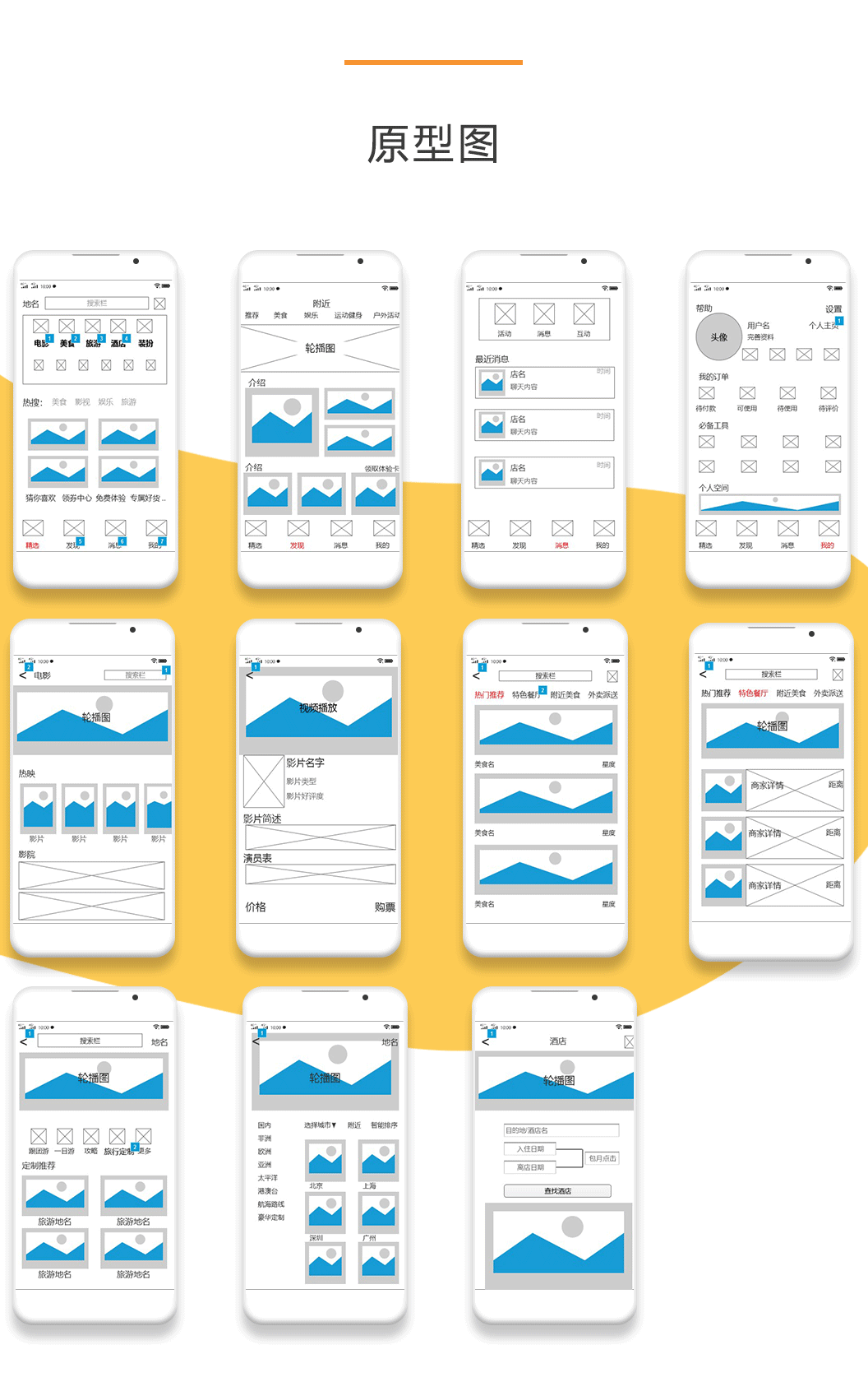 指尖生活APP效果图