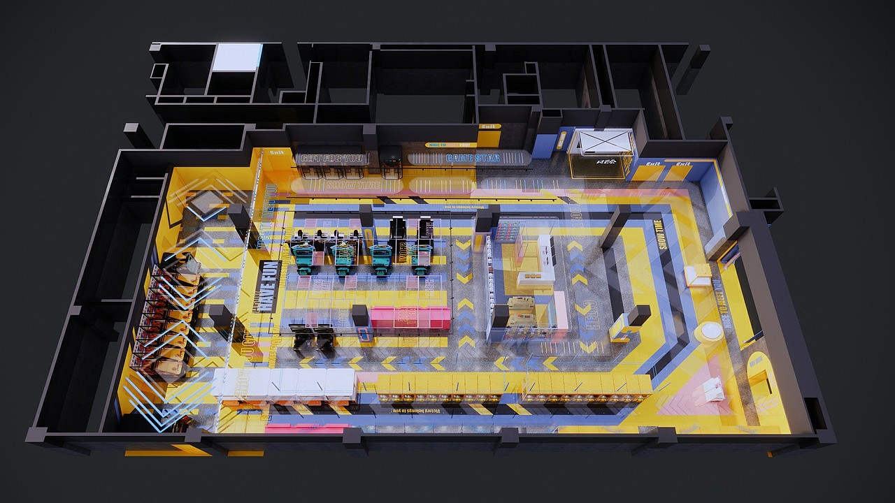 宿州电玩城设计--棱镜设计（图ZMjY4MjEwMjg4） - 商业空间设计 - 站酷设计师棱镜设计原创素材 - 站酷ZCOOL