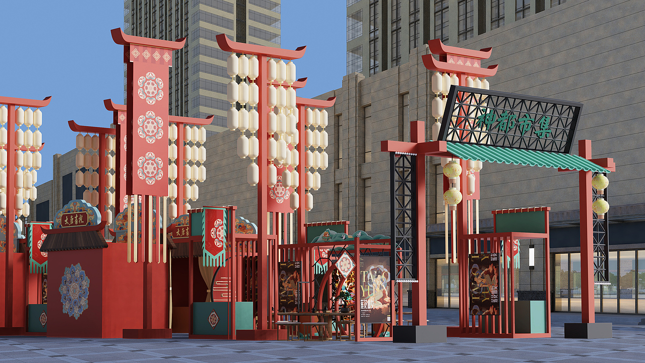 唐风氛围空间（图ZMjY3MDYyODM2） - 商业空间设计 - 站酷设计师猫婶日记原创素材 - 站酷ZCOOL