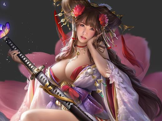 女角色5（个人主页-ZNTc2NzU0MzI=） - 游戏原画 - 站酷设计师夏目玲Ling原创素材 - 站酷ZCOOL