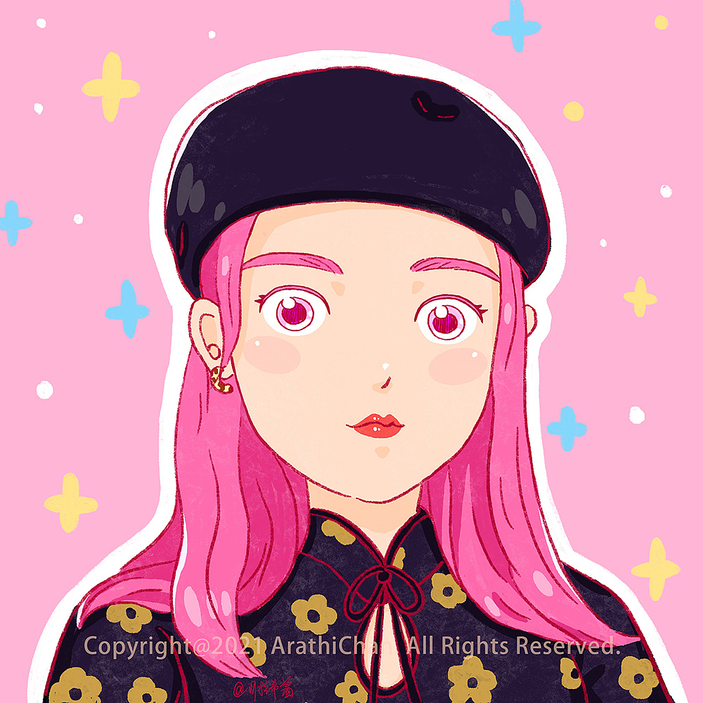 日系插画头像-画一个我自己