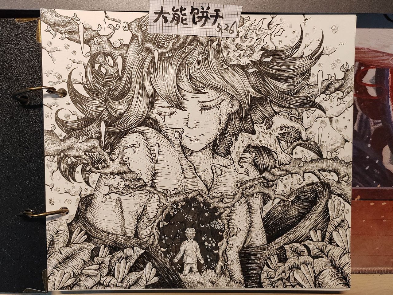 心迷宫—针管笔手绘 进击的巨人二创（图ZMzQ1NDgwMzU2） - 艺术插画 - 站酷设计师太阳能饼干原创素材 - 站酷ZCOOL