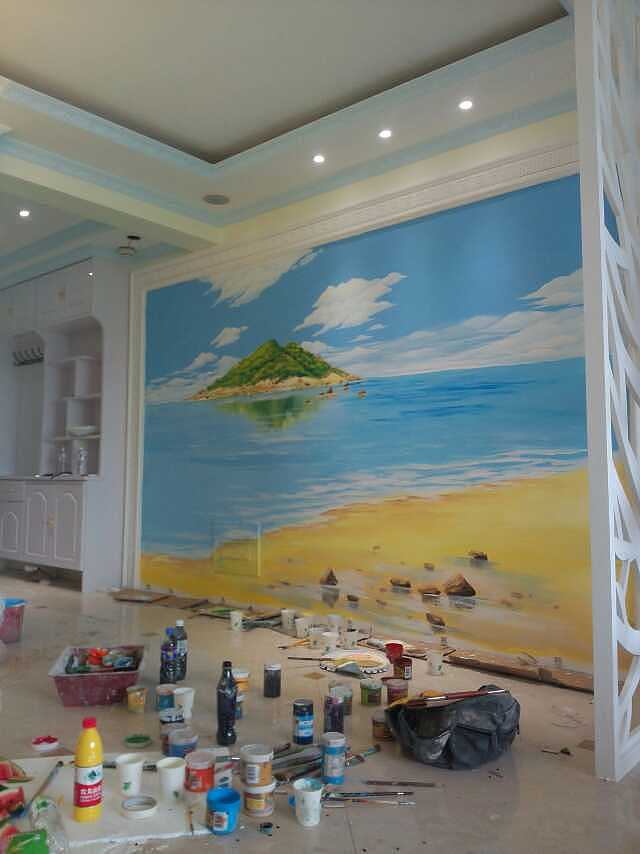 日照农村文化墙，壁画，手绘墙，幼儿园彩绘，墙体彩绘（图ZMTQ2NjExMDg0） - 商业插画 - 站酷设计师聚精绘神壁画原创素材 - 站酷ZCOOL