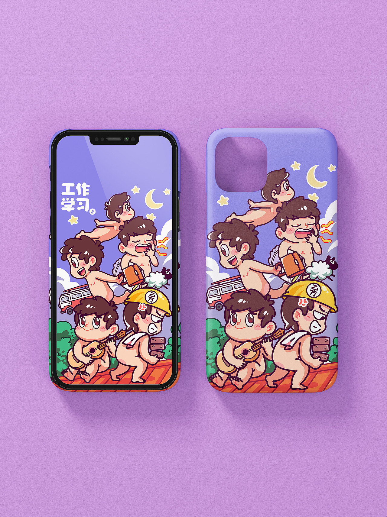 春节七天画 — 微信状态壁纸&手机壳