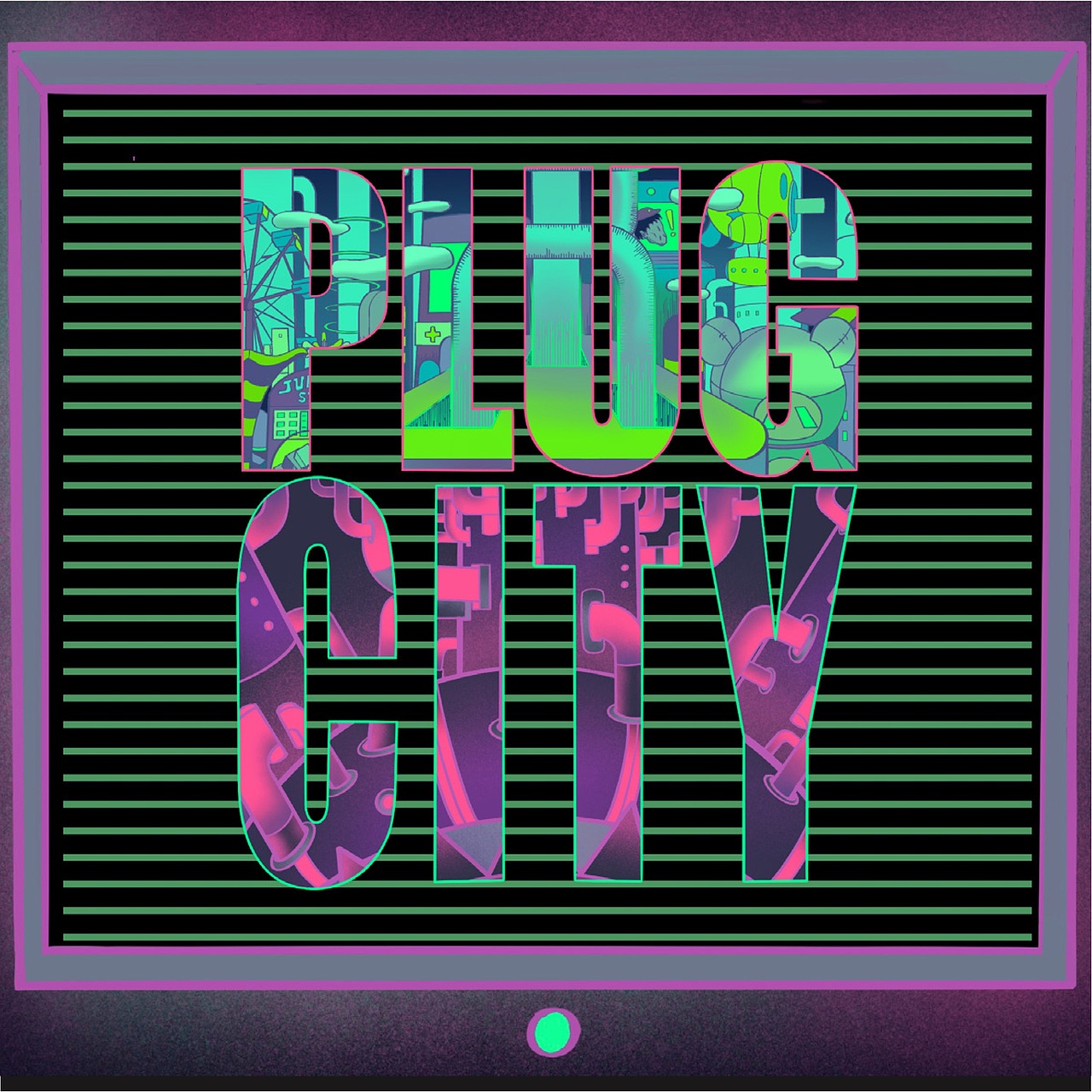 中短篇无字漫画——《插头城》（图ZMjk3NTc2MjU2） - 绘本 - 站酷设计师卢卡鹿原创素材 - 站酷ZCOOL