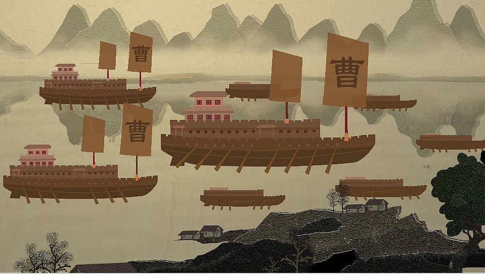 皮影动画《念如娇·赤壁怀古》