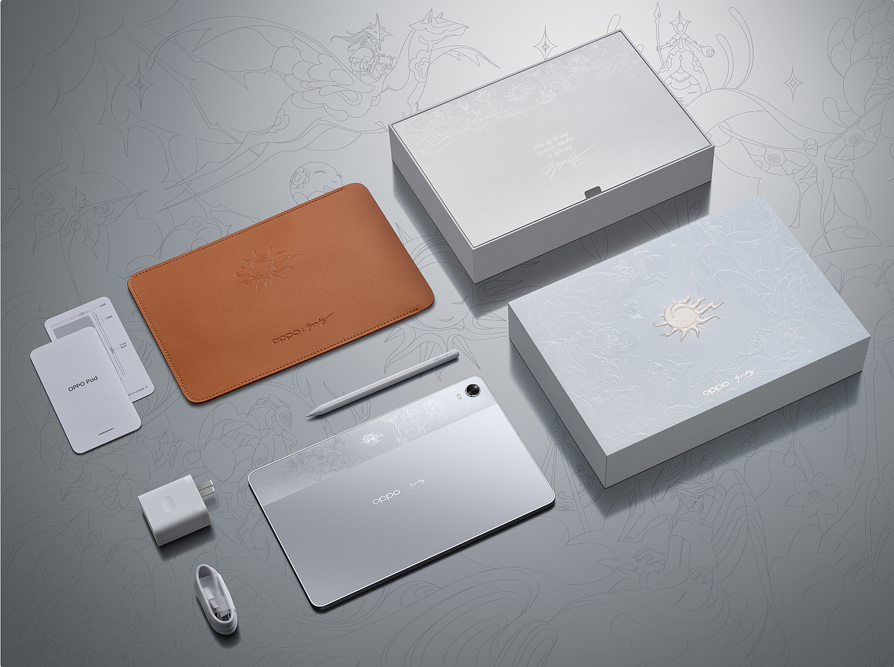 OPPO Pad平板场景图（图ZMjkwODQ3NDQw） - 产品摄影 - 站酷设计师莫奈工作室MD原创素材 - 站酷ZCOOL