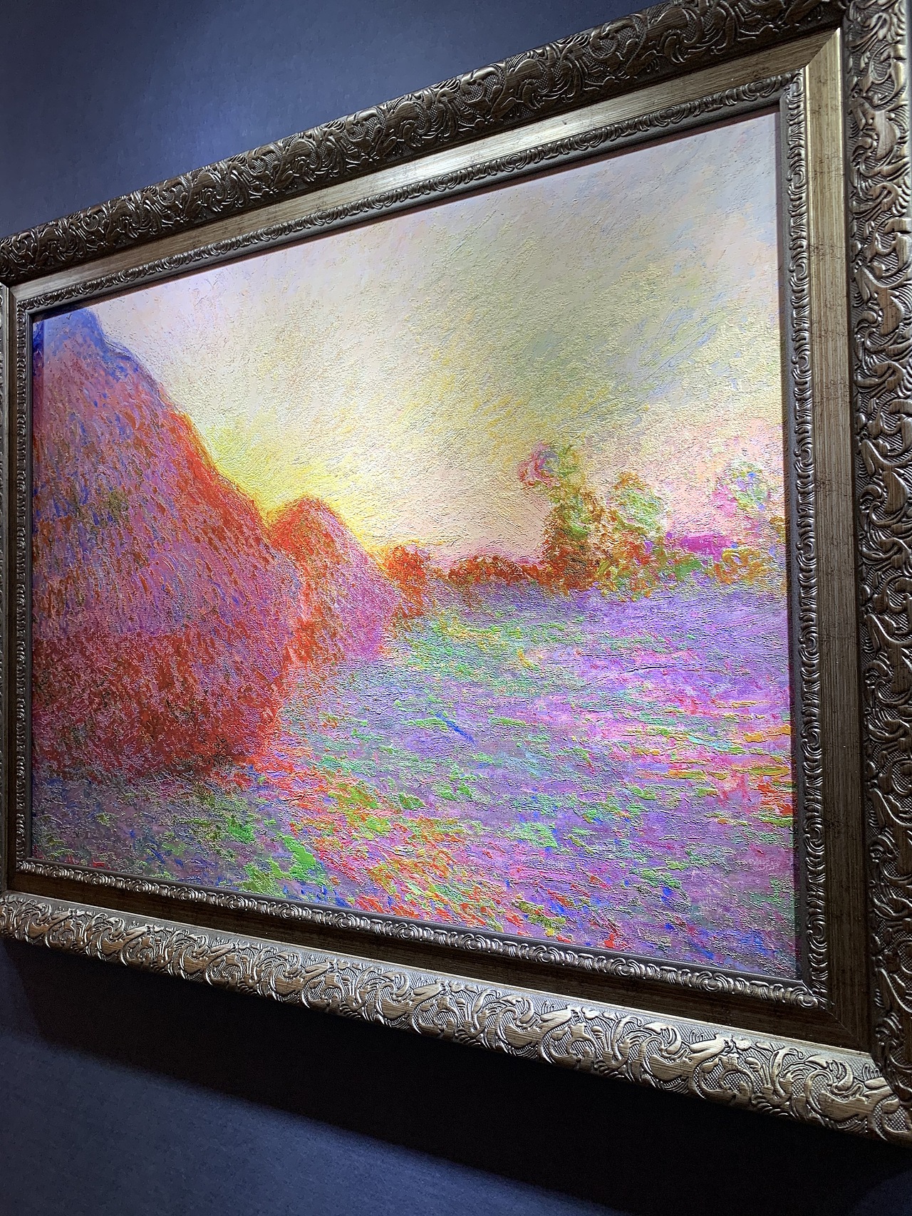 莫奈价值1亿美金的油画《干草垛》,3D复刻震撼再现!