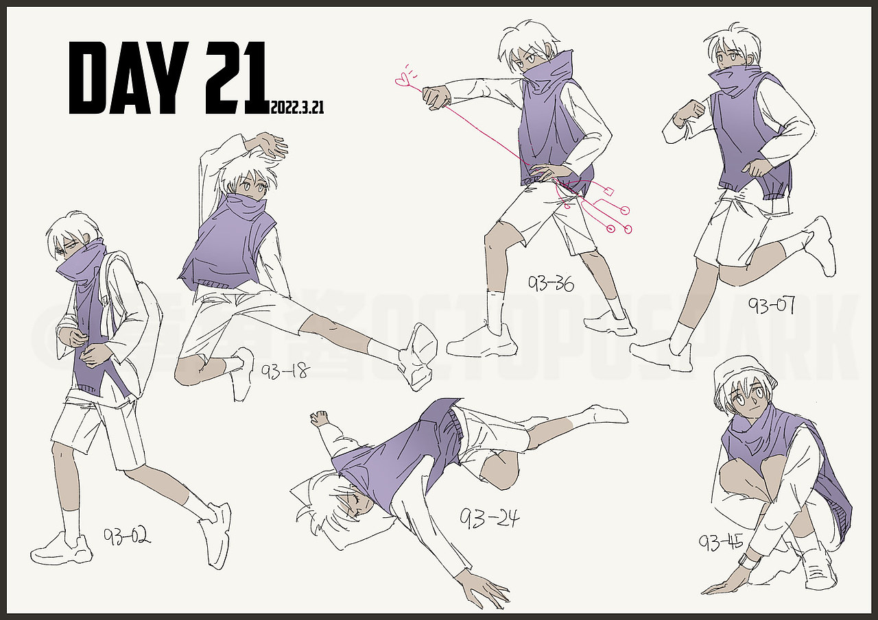 #速写60天挑战赛#Day21@速写班长（图ZMjkzNTE4NDA4） - 创作习作 - 站酷设计师章鱼酱油原创素材 - 站酷ZCOOL