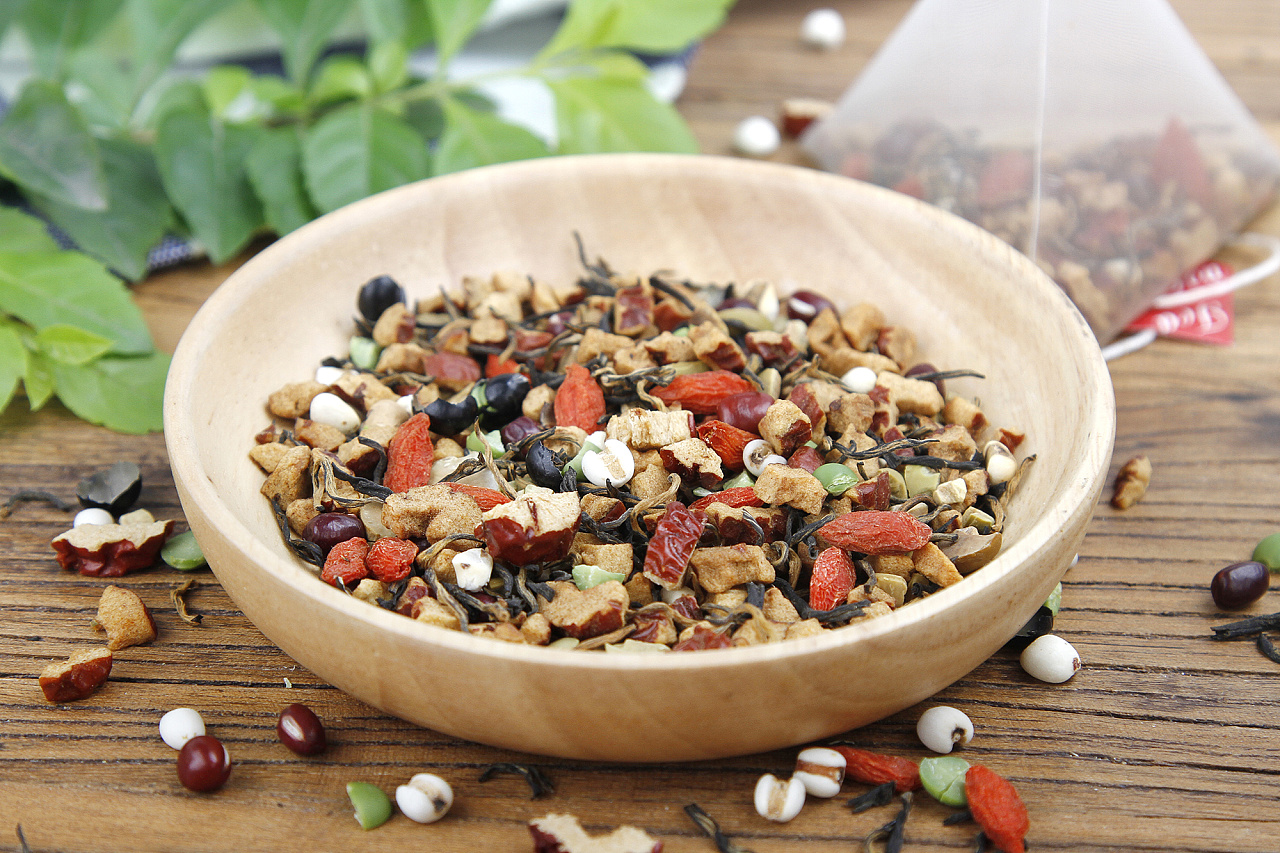 六种好茶拍摄(三角袋泡五谷茶系列)