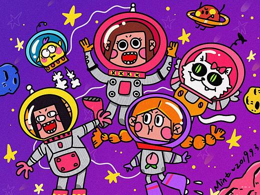 陪桃桃小朋友去太空耍一下