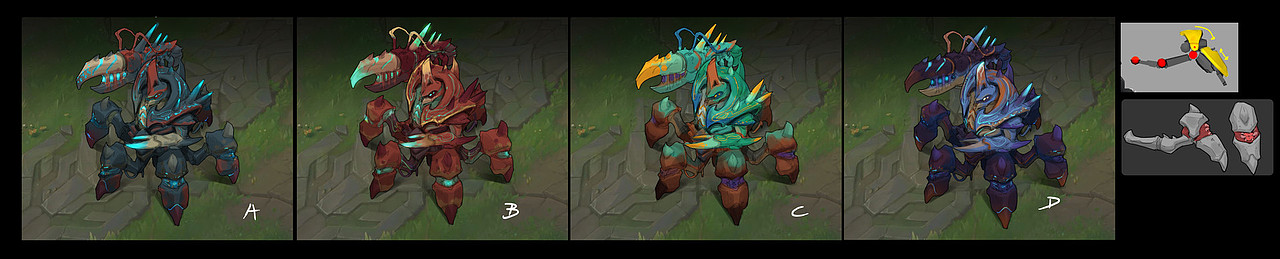 lol《英雄联盟》皮肤设计——厄加特——螃蟹皮肤|其他|其他|雪祥君_