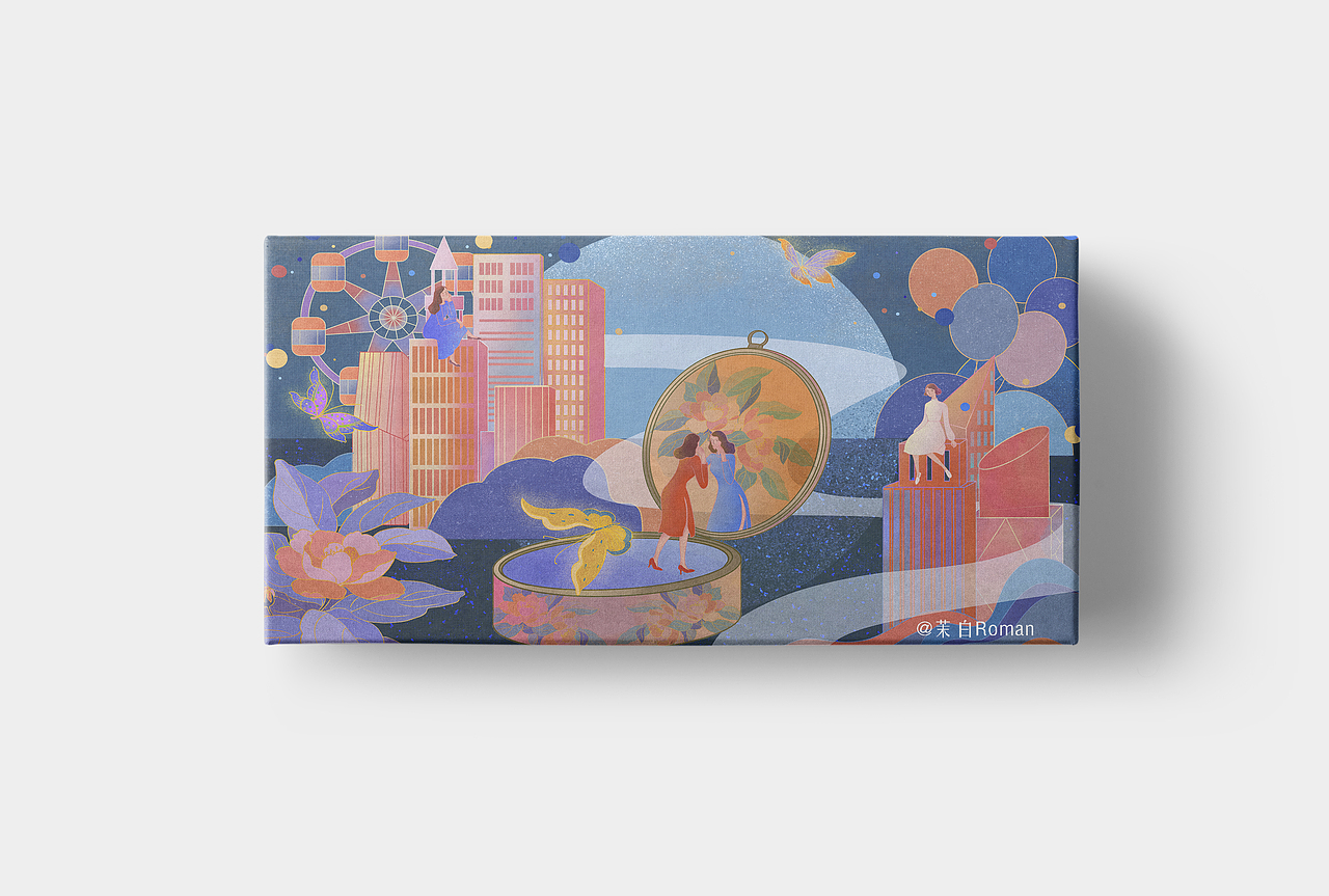 中秋商业插画（图ZMjI2NzU5MDUy） - 商业插画 - 站酷设计师茉白roman原创素材 - 站酷ZCOOL