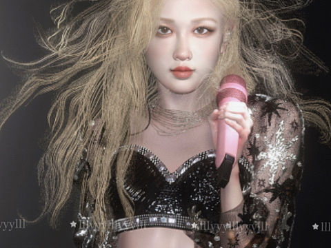 手机建模一个rosé