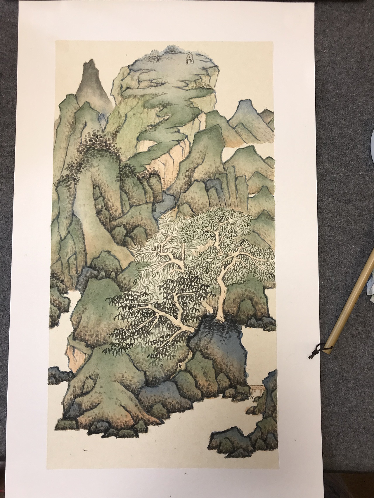 第一张青绿山水