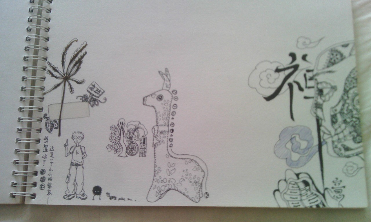 自己的04年—09年的本子,画满了快乐和悲伤~~~~~~