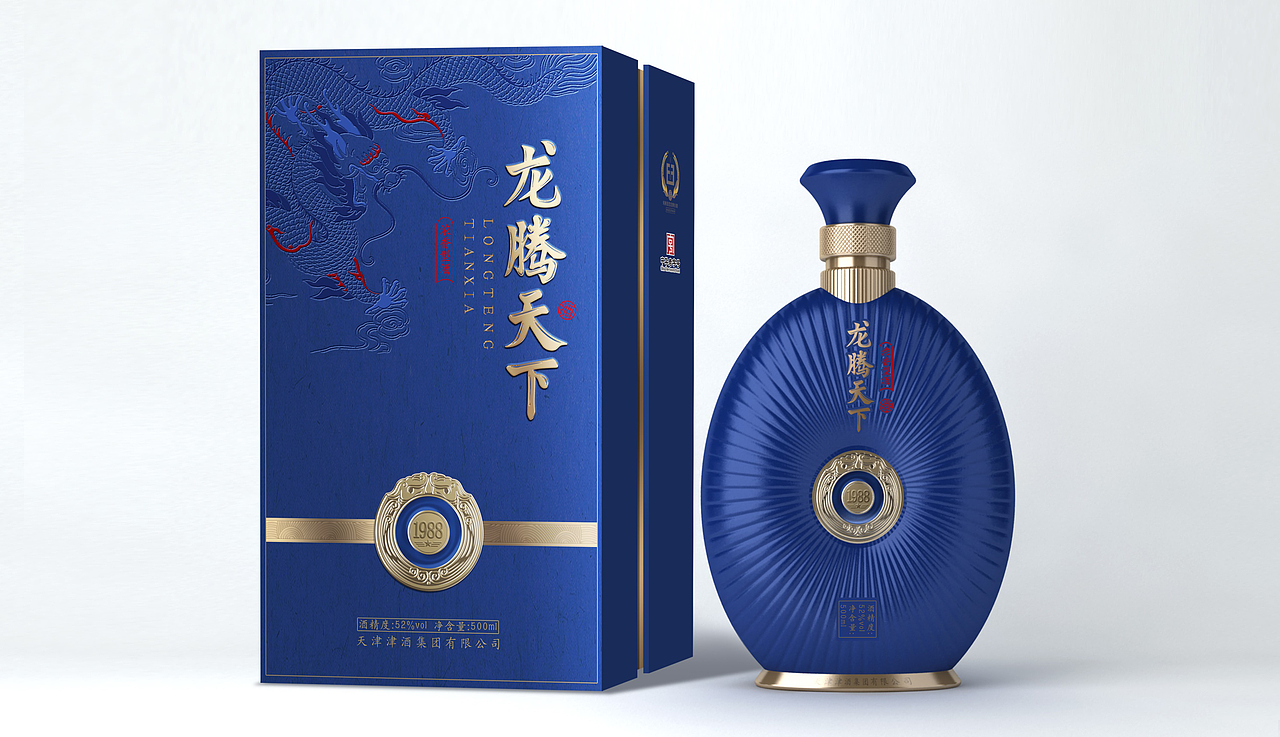 龙腾天下 | 浓香型白酒包装设计(图ZMTgxNjU0Mjg4) - 包装 - 站酷设计师柏星龙设计原创素材 - 站酷ZCOOL