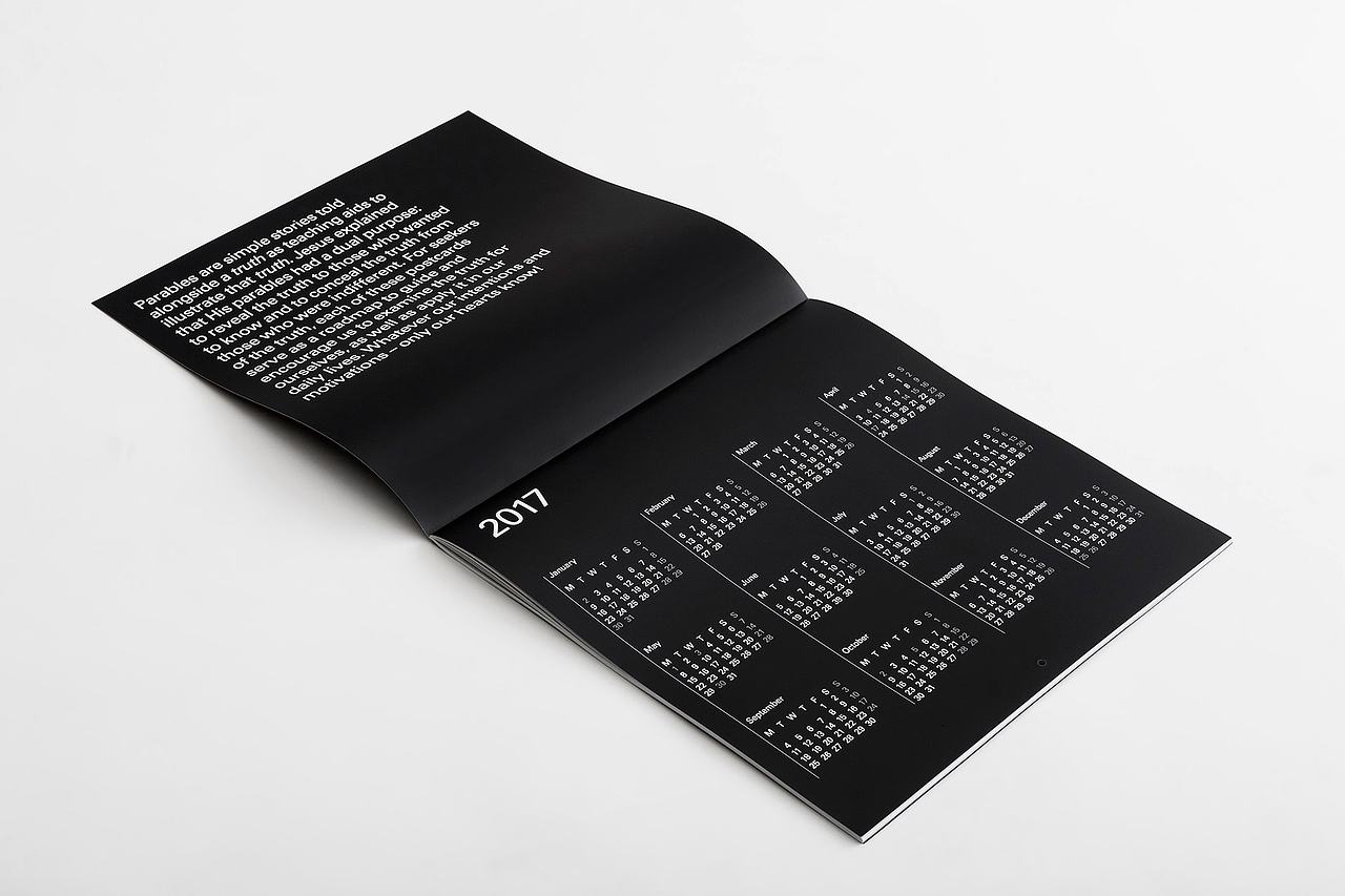 设计分享/ 耶稣的寓言2-日历（图ZMjQ3ODMyODQ4） - 书籍/画册 - 站酷设计师BranD杂志原创素材 - 站酷ZCOOL