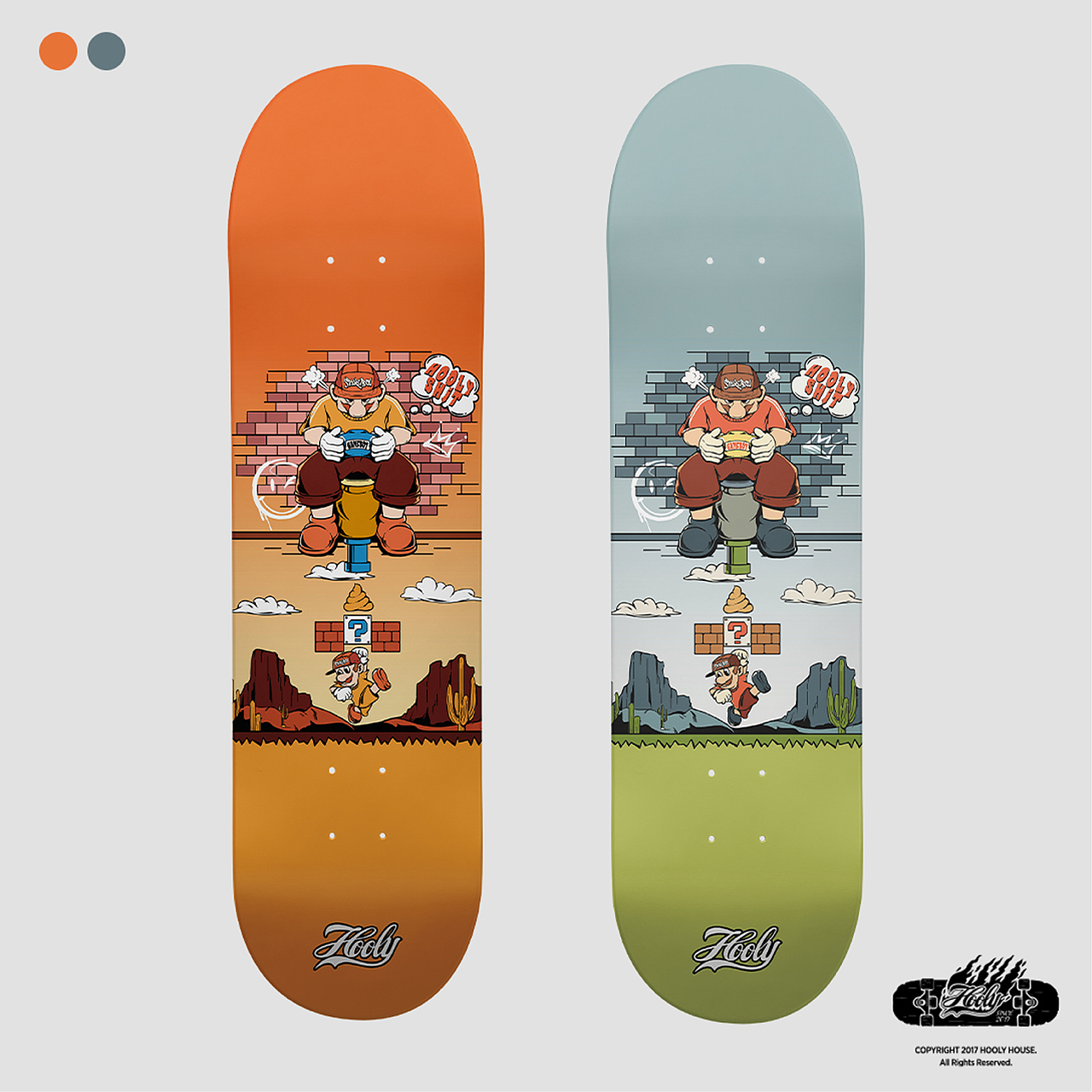 滑板插画｜HOOLY SHIT（图ZMzU0MzU2MjEy） - 商业插画 - 站酷设计师江进酒原创素材 - 站酷ZCOOL