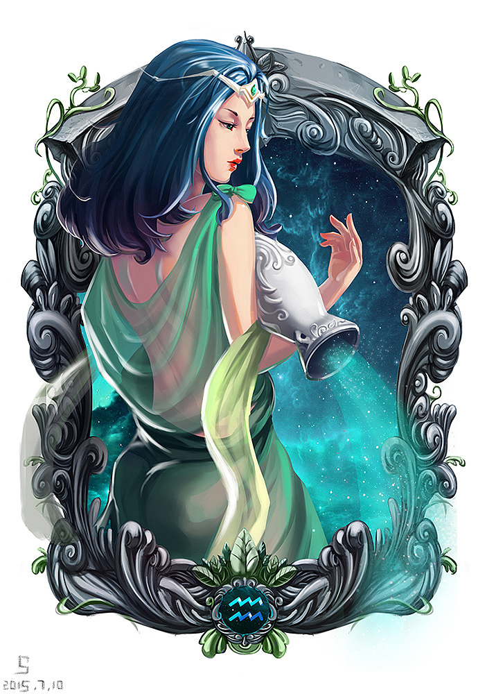 12星座（的一半）（图ZNzIwNDE5MDQ=） - 创作习作 - 站酷设计师水底彩虹圈原创素材 - 站酷ZCOOL