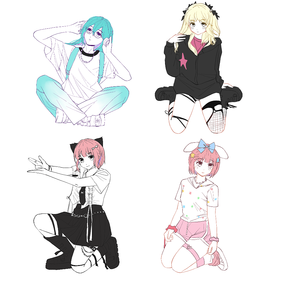 速写练习（图ZMzYzMDc1MjA4） - 艺术插画 - 站酷设计师魔法少女柠檬原创素材 - 站酷ZCOOL