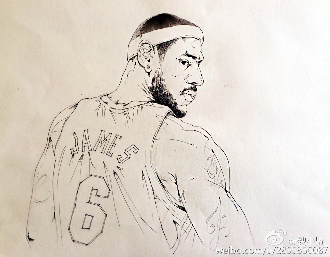 NBA人物 詹姆斯|插画|商业插画|wuzikiss - 原创作品 - 站酷 (ZCOOL)